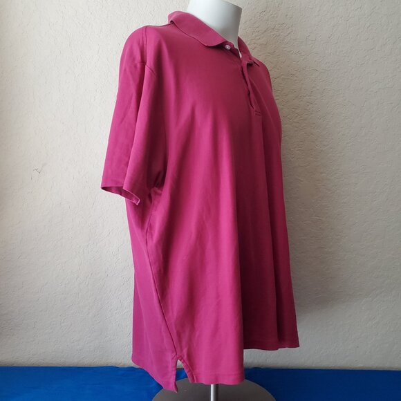 Daniel Cremieux Signature Magenta Golf Polo Shirt XXL - Picture 3 of 6